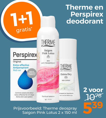 PerspireX   deodorant folder aanbieding bij  Trekpleister - details