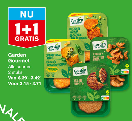 Garden Gourmet   vegetarisch folder aanbieding bij  Hoogvliet - details