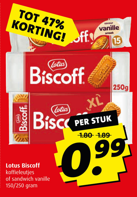 Lotus   biscuits folder aanbieding bij  Boni - details