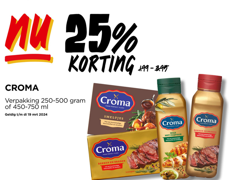 Croma   olie en vetten folder aanbieding bij  Jumbo - details