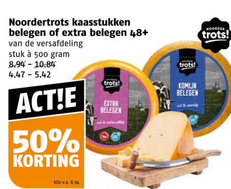 Noordertrots   kaas folder aanbieding bij  Poiesz - details