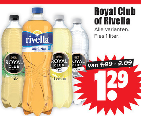 Rivella   frisdrank folder aanbieding bij  Dirk - details