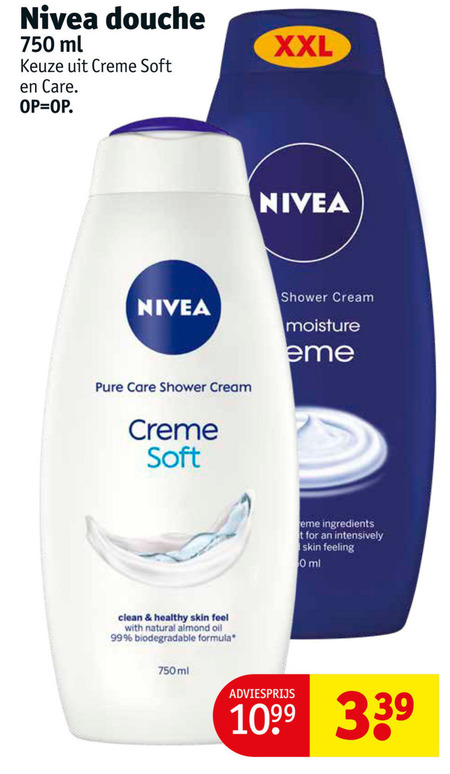 Nivea   douchegel folder aanbieding bij  Kruidvat - details