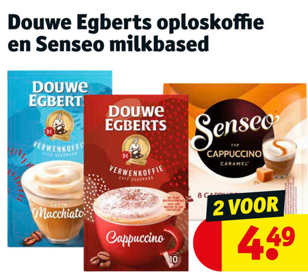 Douwe Egberts   oploskoffie, koffiepad folder aanbieding bij  Kruidvat - details