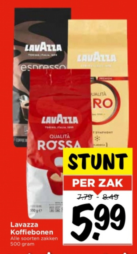 Lavazza   koffiebonen folder aanbieding bij  Vomar - details