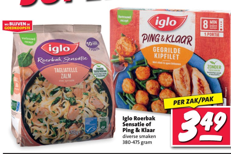 Iglo   diepvriesmaaltijd folder aanbieding bij  Nettorama - details