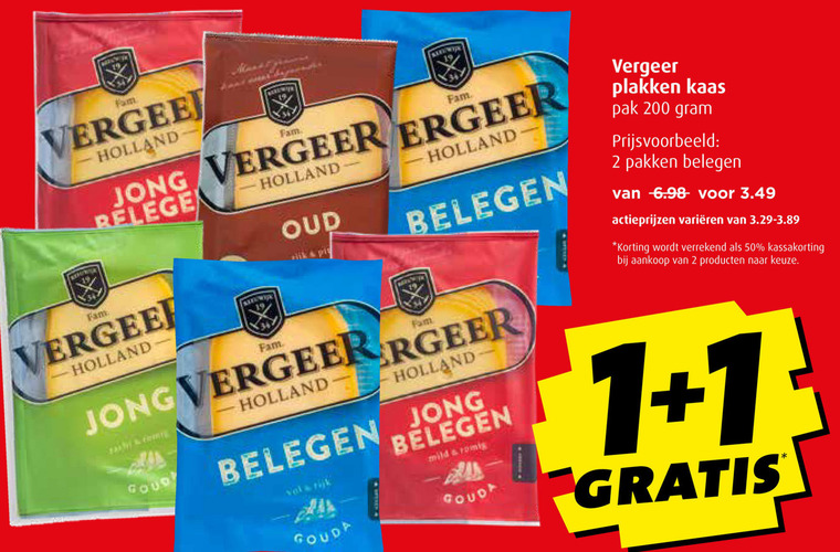 Vergeer   kaasplakken folder aanbieding bij  Boni - details