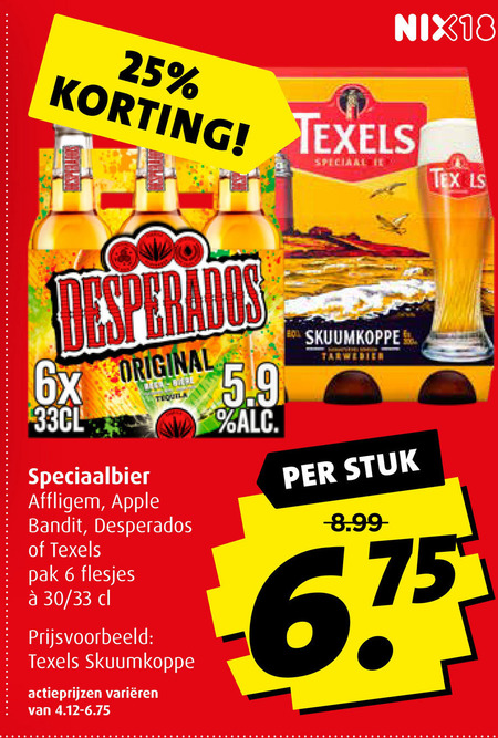 Desperados   speciaalbier, appelcider folder aanbieding bij  Boni - details