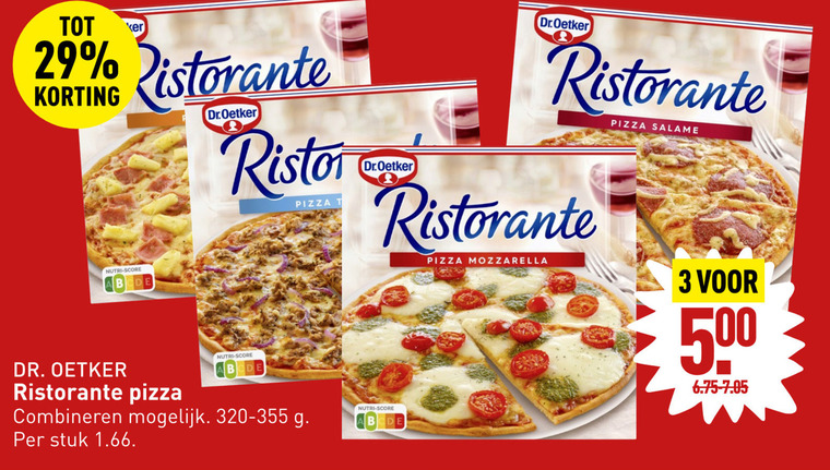 Dr Oetker   diepvriespizza folder aanbieding bij  Aldi - details