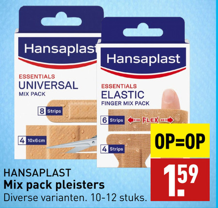 Hansaplast   pleister folder aanbieding bij  Aldi - details