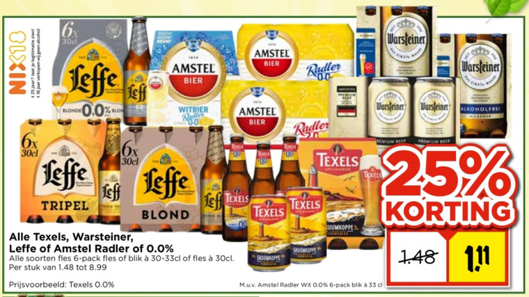 Warsteiner   speciaalbier, radler bier folder aanbieding bij  Vomar - details