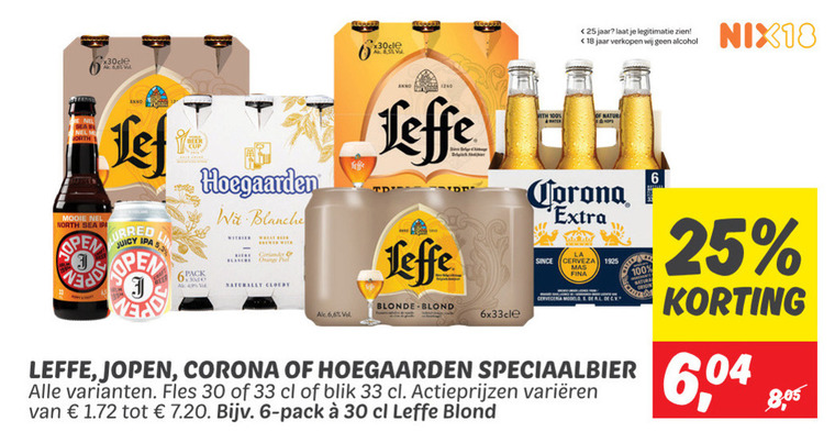 Jopen   speciaalbier, blikje bier folder aanbieding bij  Dekamarkt - details