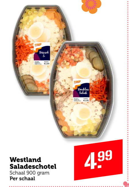 Westland   saladeschotel folder aanbieding bij  Coop - details