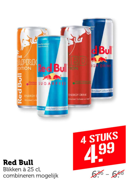 Red Bull   energiedrank folder aanbieding bij  Coop - details