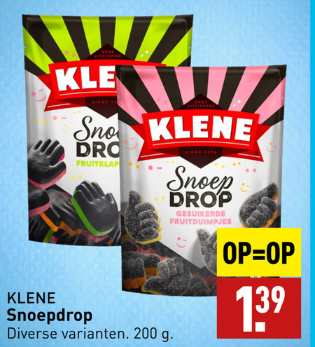 Klene   drop folder aanbieding bij  Aldi - details