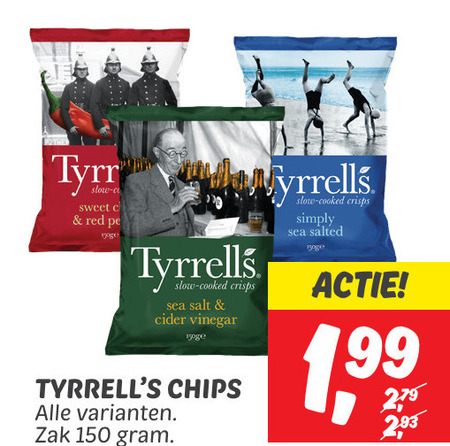 Tyrells   chips folder aanbieding bij  Dekamarkt - details