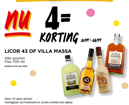 Licor 43   likeur, limoncello folder aanbieding bij  Jumbo - details