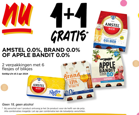 Apple bandit   alcoholvrij bier folder aanbieding bij  Jumbo - details