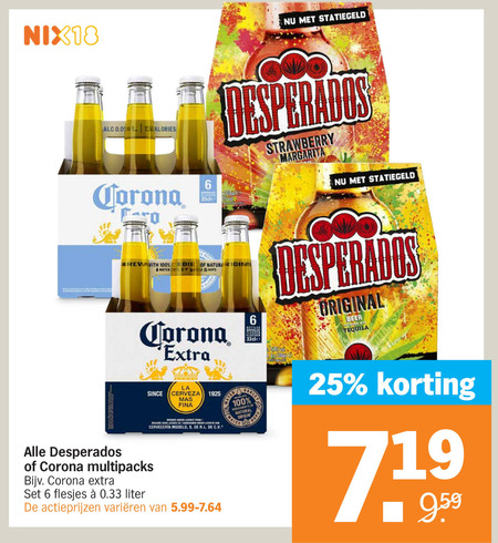 Corona   speciaalbier folder aanbieding bij  Albert Heijn - details