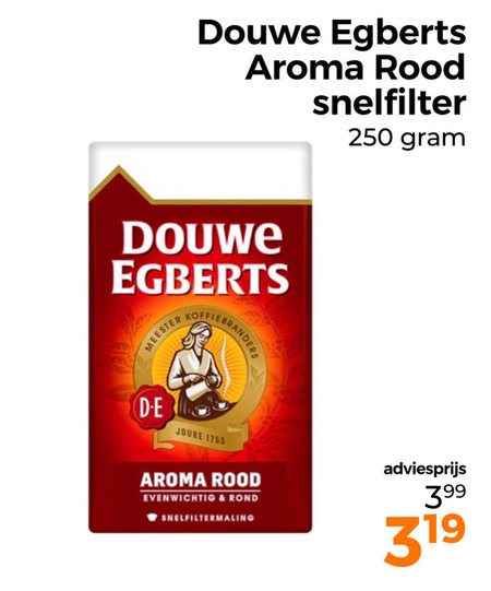 Douwe Egberts   koffie folder aanbieding bij  Trekpleister - details