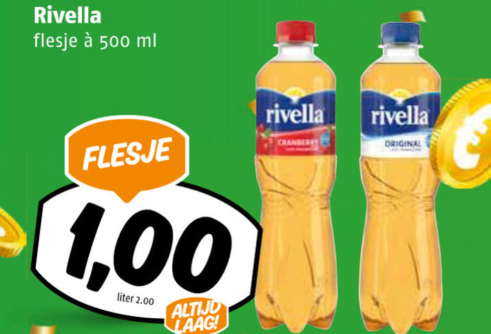 Rivella   frisdrank folder aanbieding bij  Poiesz - details