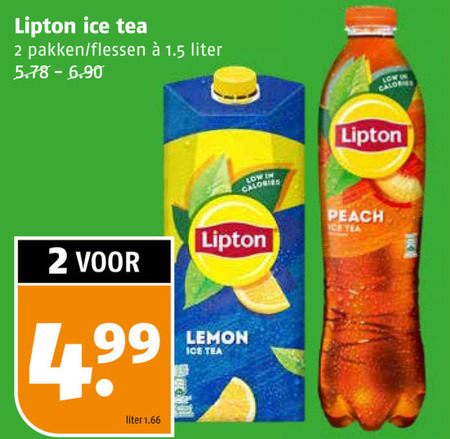 Lipton   ice tea folder aanbieding bij  Poiesz - details