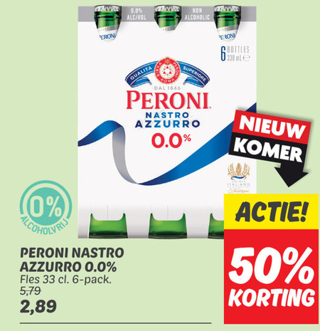 Peroni   alcoholvrij bier folder aanbieding bij  Dekamarkt - details