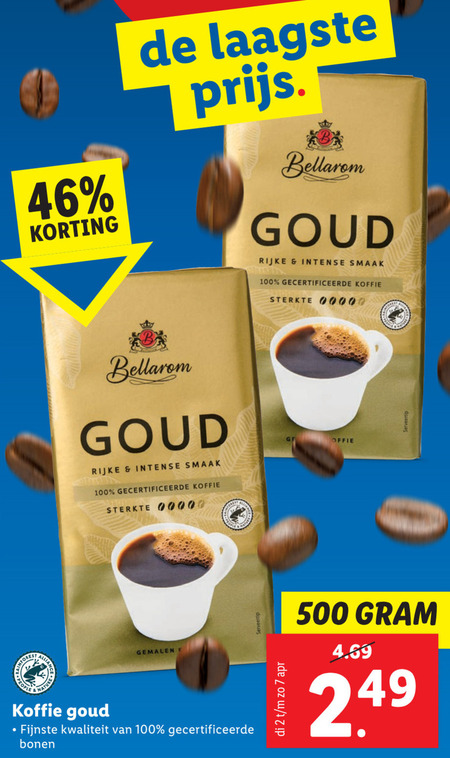 Bellarom   koffie folder aanbieding bij  Lidl - details