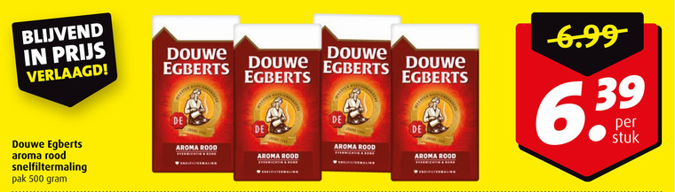 Douwe Egberts   koffie folder aanbieding bij  Boni - details