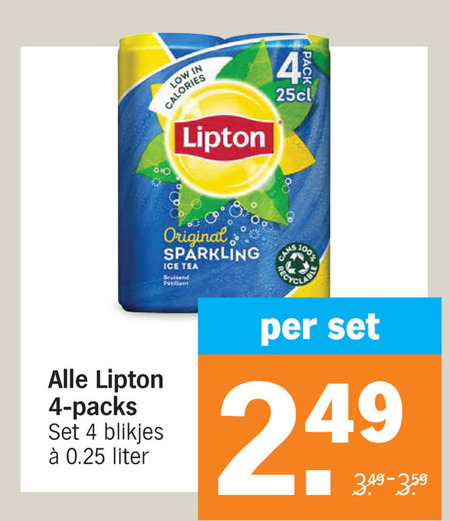 Lipton   ice tea folder aanbieding bij  Albert Heijn - details