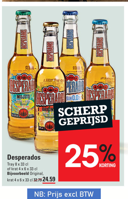 Desperados   speciaalbier folder aanbieding bij  Sligro - details