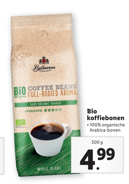 Bellarom   koffiebonen folder aanbieding bij  Lidl - details