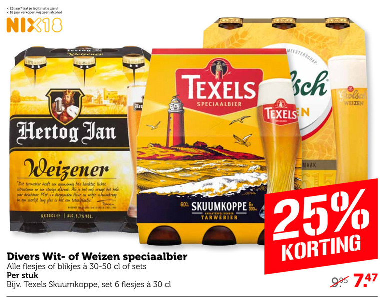 Hertog Jan   witbier folder aanbieding bij  Coop - details