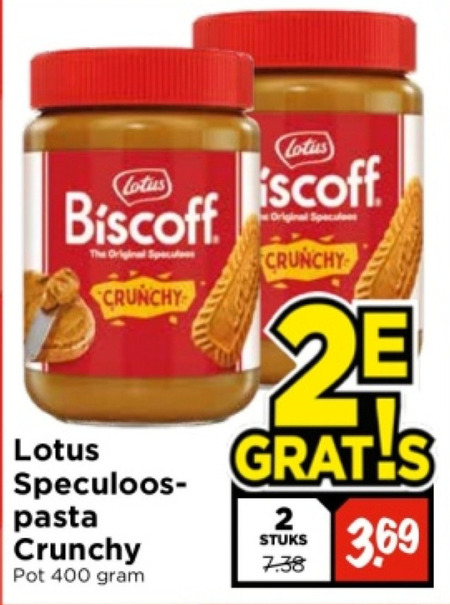 Lotus   speculaaspasta folder aanbieding bij  Vomar - details