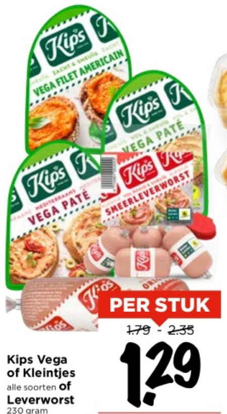 Kips   leverworst folder aanbieding bij  Vomar - details