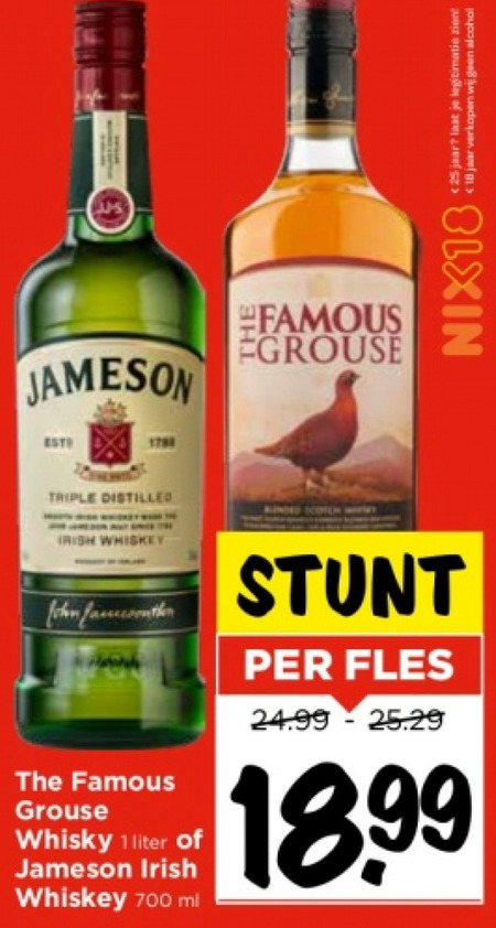 Jameson   whisky folder aanbieding bij  Vomar - details