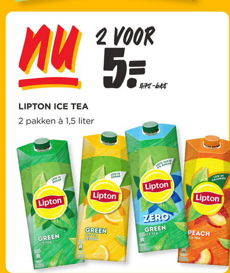 Lipton   ice tea folder aanbieding bij  Jumbo - details