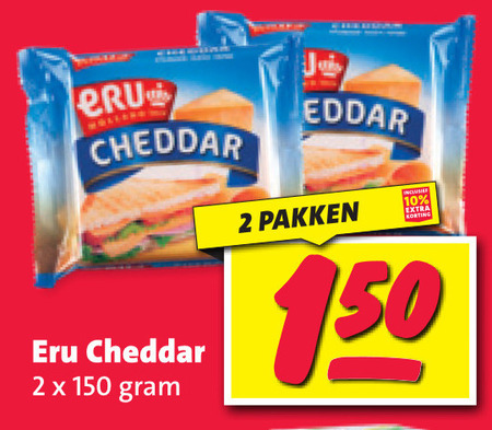 Eru   cheddar folder aanbieding bij  Nettorama - details