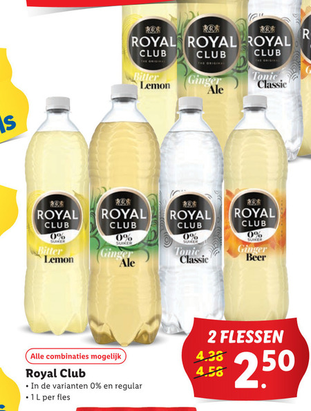 Royal Club   frisdrank folder aanbieding bij  Lidl - details