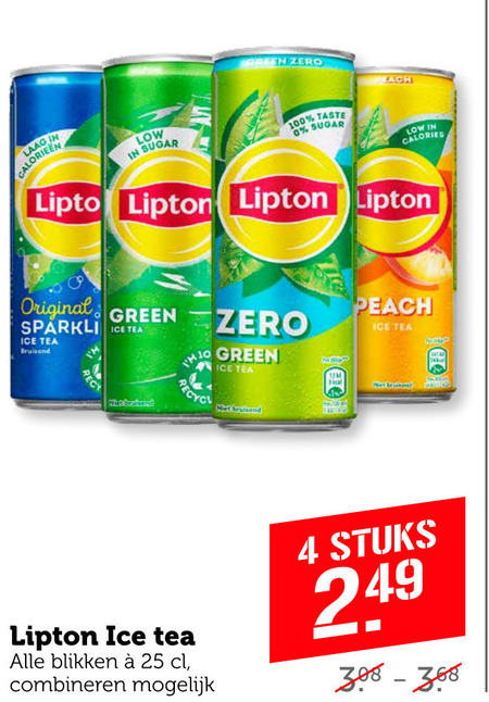 Lipton   ice tea folder aanbieding bij  Coop - details