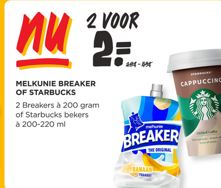 Melkunie   drinkyoghurt, ijskoffie folder aanbieding bij  Jumbo - details