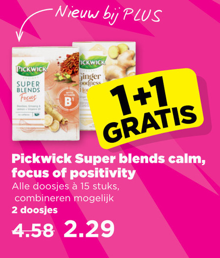 Pickwick   thee folder aanbieding bij  Plus Vandaag - details