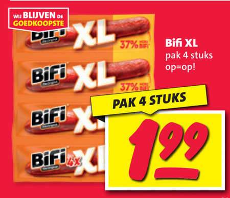 Bifi   bierworstjes folder aanbieding bij  Nettorama - details