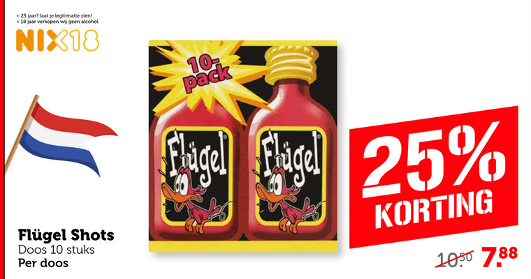 Flugel   likeur folder aanbieding bij  Coop - details