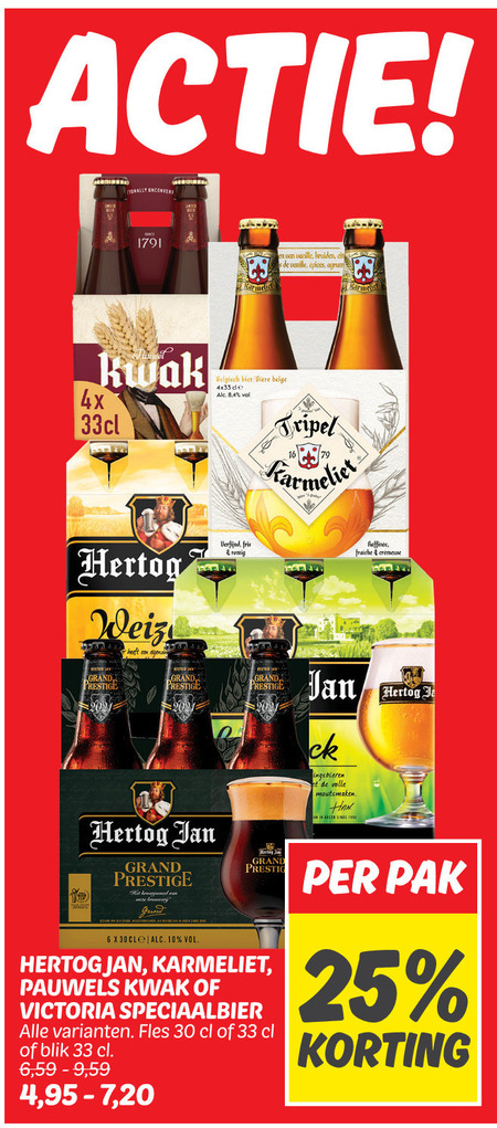 Hertog Jan   speciaalbier folder aanbieding bij  Dekamarkt - details