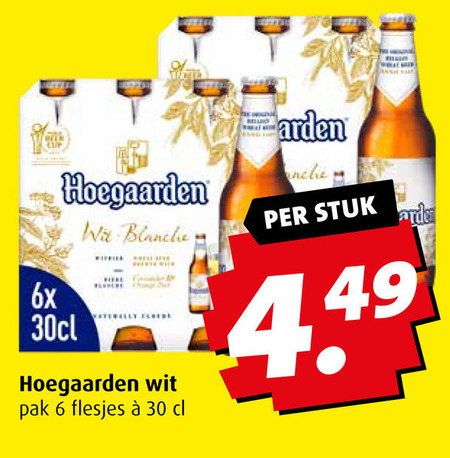 Hoegaarden   witbier folder aanbieding bij  Boni - details