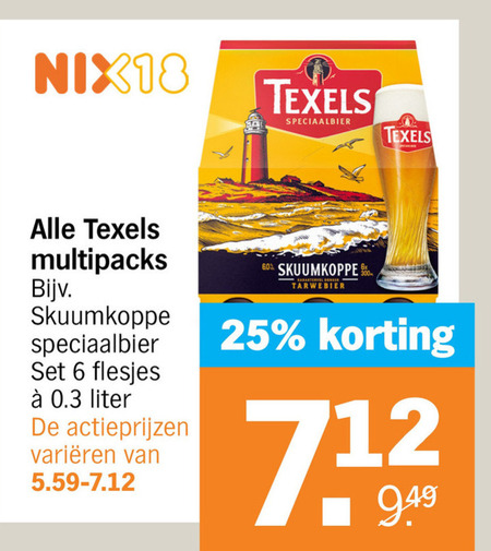 Texels   speciaalbier folder aanbieding bij  Albert Heijn - details