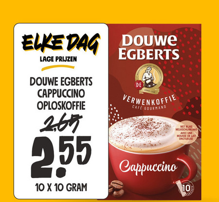 Douwe Egberts   oploskoffie folder aanbieding bij  Jumbo - details