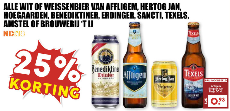 Hertog Jan   witbier folder aanbieding bij  MCD Supermarkt Basis - details