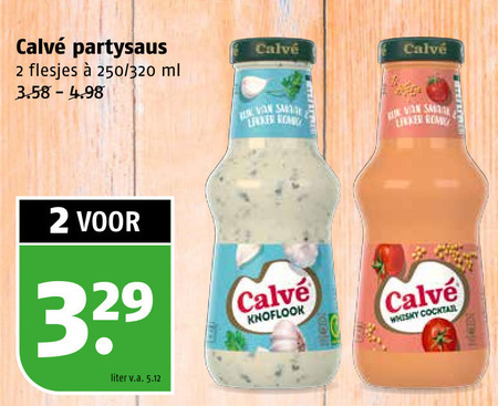 Calve   snacksaus folder aanbieding bij  Poiesz - details